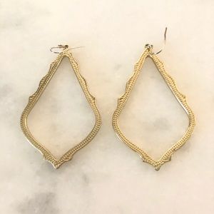 Kendra SCOTT SOPHEE GOLD DROP EARRINGS EUC